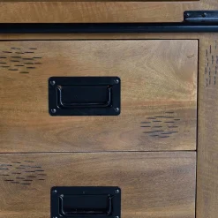 Wohnen Regale<Industrial Design Bücherregal aus Mangoholz - Semian