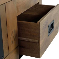 Wohnen Regale<Industrial Design Bücherregal aus Mangoholz - Semian