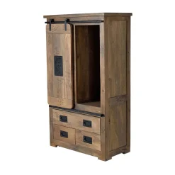 Wohnen Vitrinen<Industrial Design Highboard aus Mangoholz - Semian