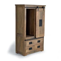 Wohnen Vitrinen<Industrial Design Highboard aus Mangoholz - Semian