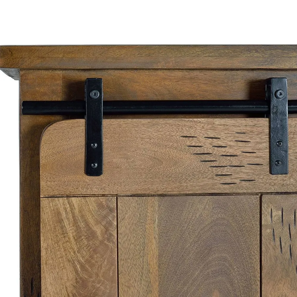 Wohnen Vitrinen<Industrial Design Highboard aus Mangoholz - Semian