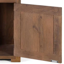 Wohnen Kommoden<Industrial Design Nachtkommode aus Mangoholz - Semian