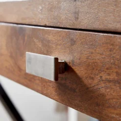 Wohnen Tische<Industrial Design Schreibtisch aus Sheesham Holz - Apolon