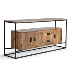 Wohnen Sideboards<Industrial Design Sideboard aus Massivholz - Olmidava