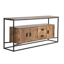 Wohnen Sideboards<Industrial Design Sideboard aus Massivholz - Olmidava
