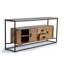 Wohnen Sideboards<Industrial Design Sideboard aus Massivholz - Olmidava