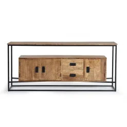 Wohnen Sideboards<Industrial Design Sideboard aus Massivholz - Olmidava