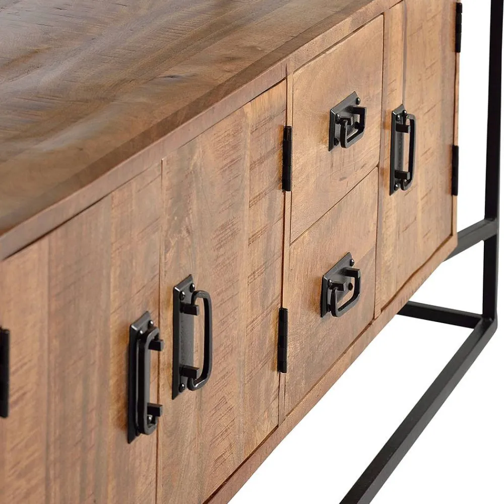 Wohnen Sideboards<Industrial Design Sideboard aus Massivholz - Olmidava