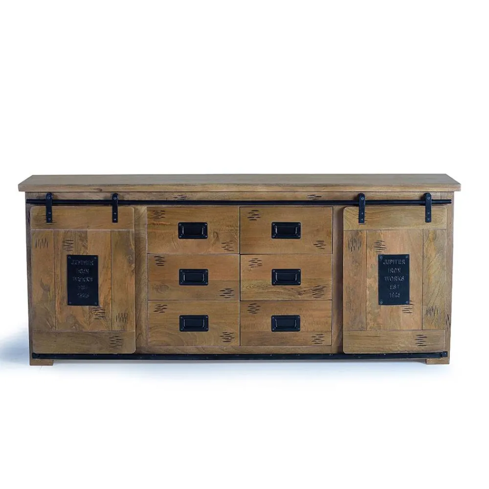 Wohnen Sideboards<Industrial Design Sideboard aus Mangoholz - Semian