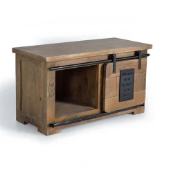 Wohnen Tv & Hifi-Möbel|Lowboards<Industrial Design TV Board aus Mangoholz - Semian