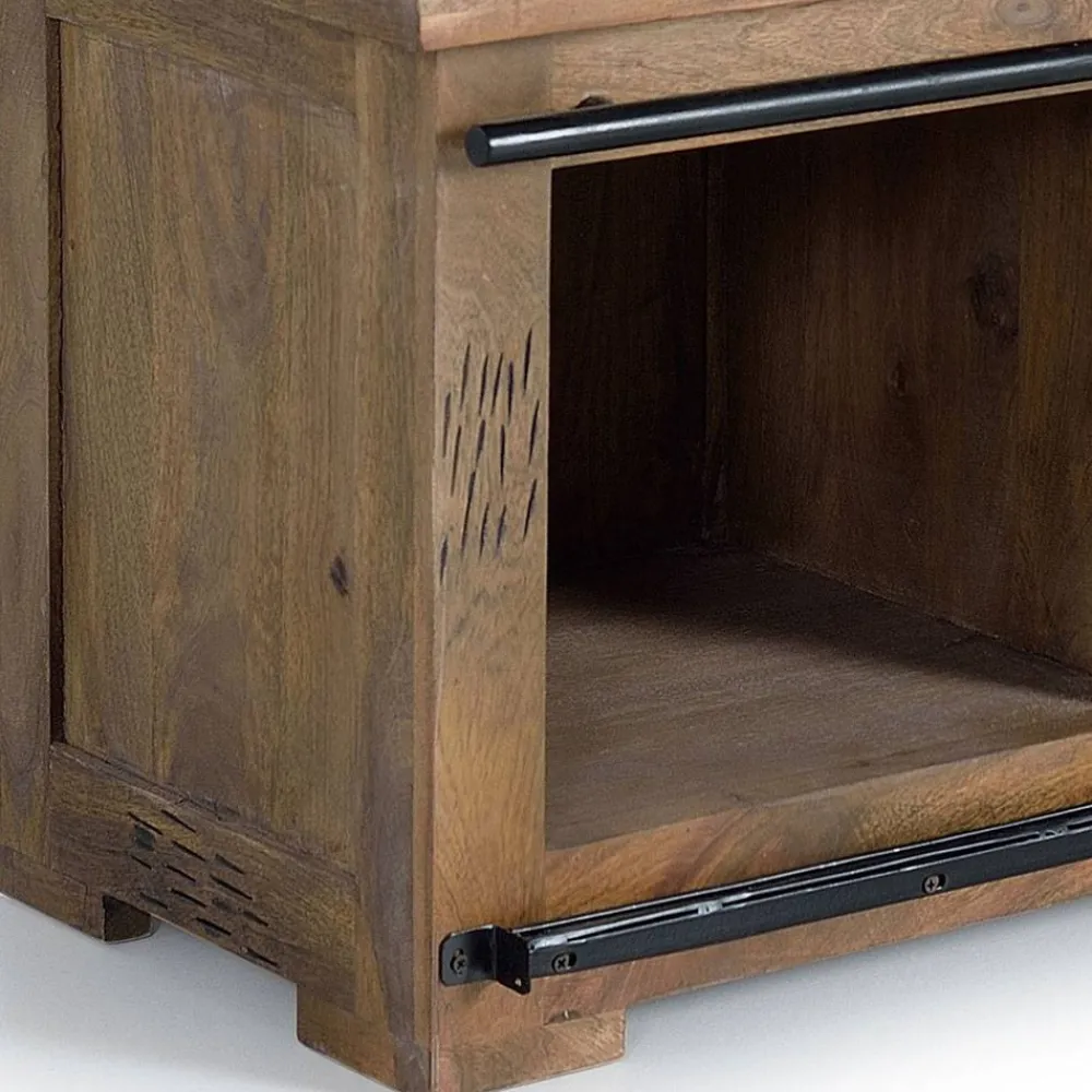 Wohnen Tv & Hifi-Möbel|Lowboards<Industrial Design TV Board aus Mangoholz - Semian