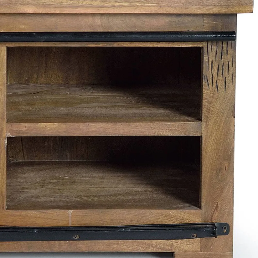 Wohnen Tv & Hifi-Möbel|Lowboards<Industrial Design TV Board aus Mangoholz - Semian