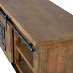 Wohnen Tv & Hifi-Möbel|Lowboards<Industrial Design TV Board aus Mangoholz - Semian