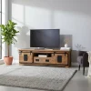 Wohnen Tv & Hifi-Möbel|Lowboards<Industrial Design TV Lowboard aus Mangoholz - Semian