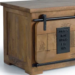 Wohnen Tv & Hifi-Möbel|Lowboards<Industrial Design TV Lowboard aus Mangoholz - Semian