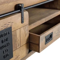 Wohnen Tv & Hifi-Möbel|Lowboards<Industrial Design TV Lowboard aus Mangoholz - Semian