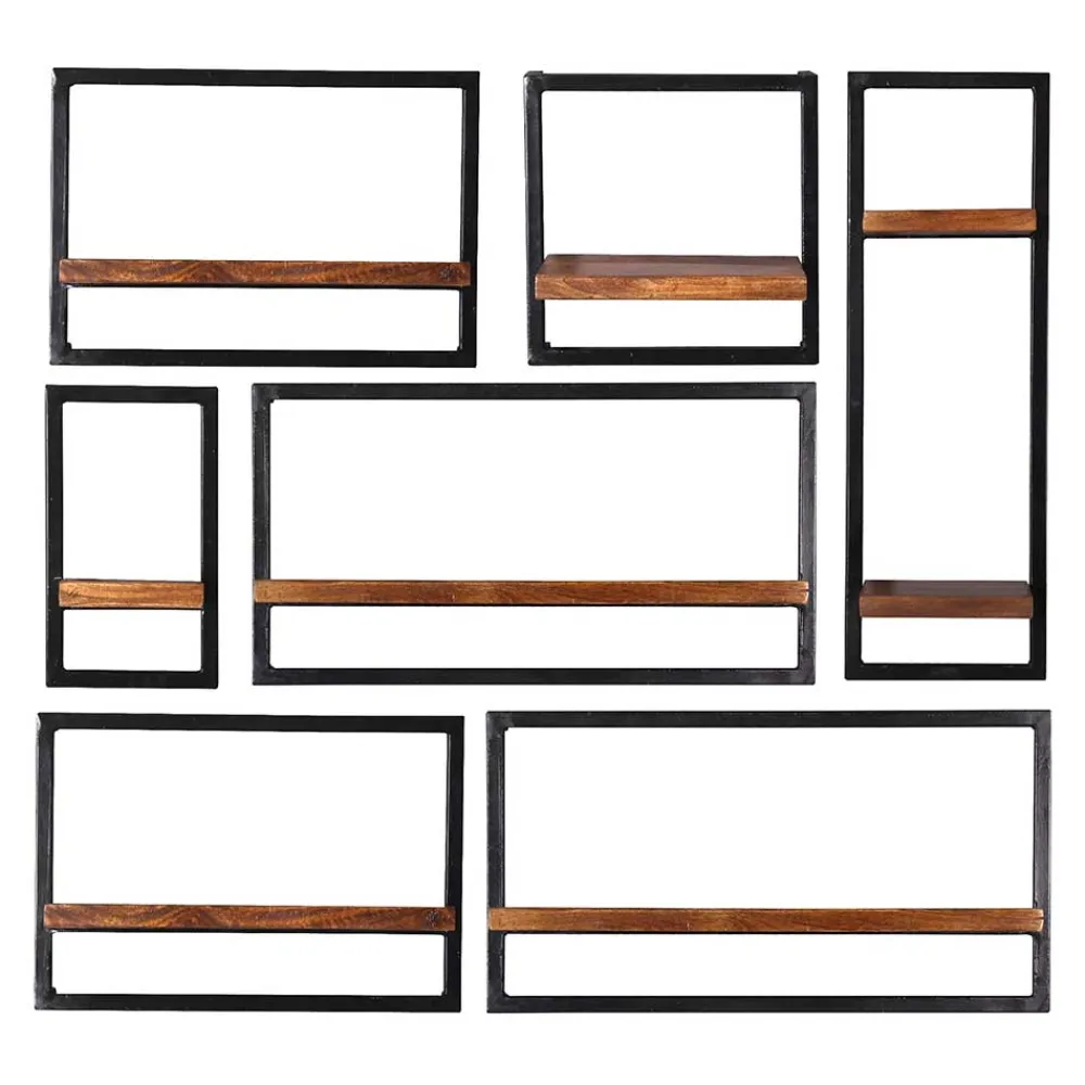 Wohnen Regale<Industrial Design Wandboard Set - Mendoza (siebenteilig)