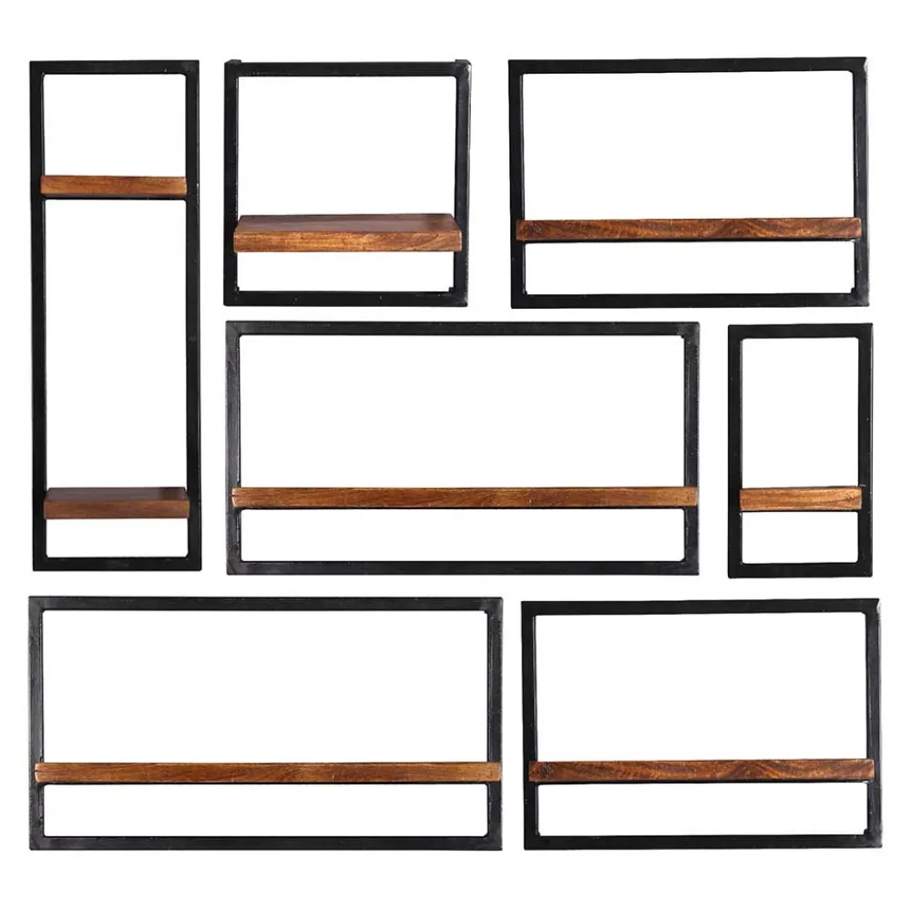 Wohnen Regale<Industrial Design Wandboard Set - Mendoza (siebenteilig)