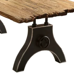 Wohnen Tische<Industrial Esstisch mit Teak Altholzplatte - Banyo
