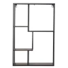 Wohnen Regale<Industrial Hängeregal in Schwarz - 40x60x12 cm - Limburg