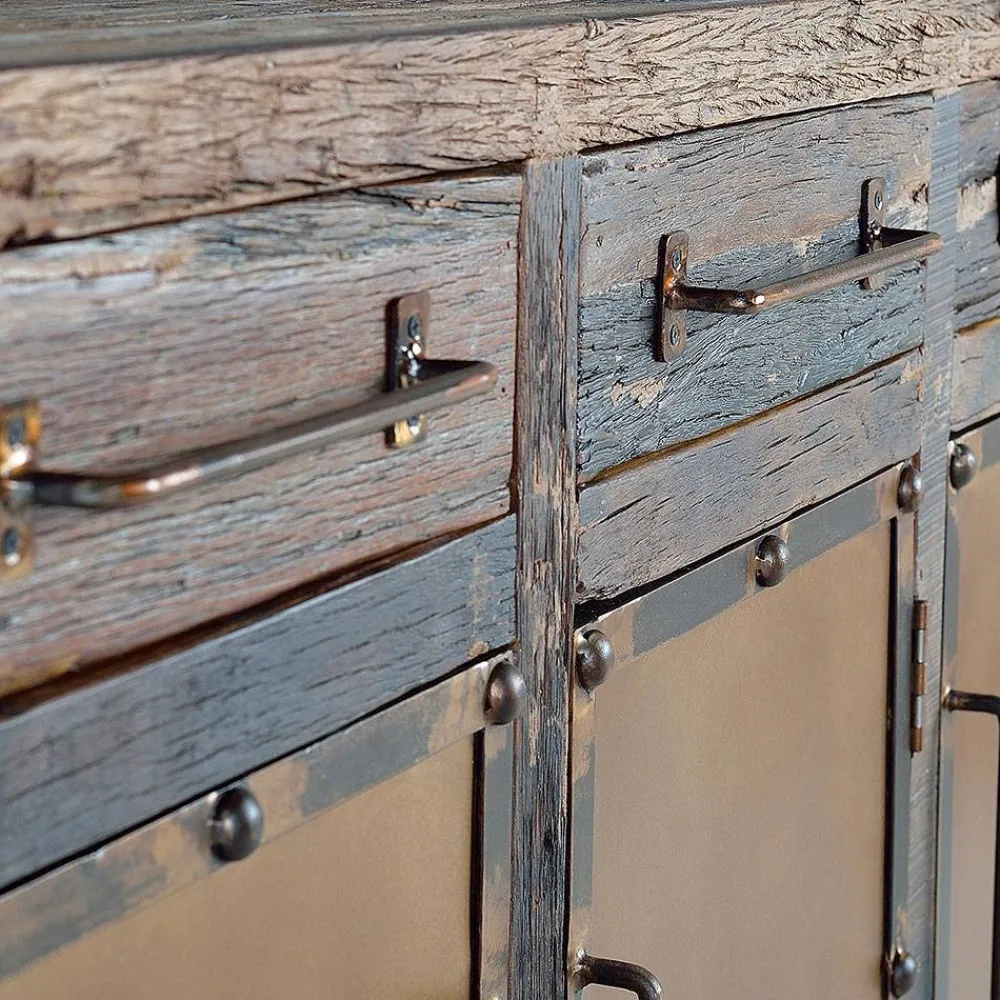 Wohnen Sideboards<Industrial Kombi-Kommode aus Altholz - Stock