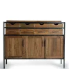Wohnen Sideboards|Kommoden<Industrial Kommode mit acht Schubladen - Zinova