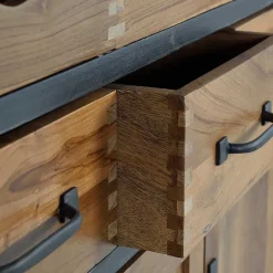 Wohnen Sideboards|Kommoden<Industrial Kommode mit acht Schubladen - Zinova