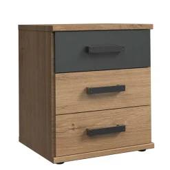 Wohnen Kommoden<Industrial Nachtschrank mit drei Schubladen - Corpus