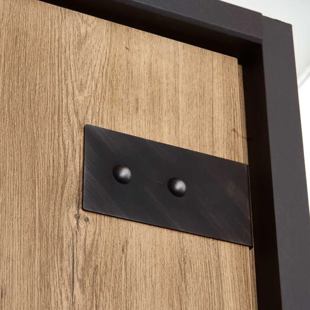 Wohnen Kleiderschränke|Schränke<Industrial Schlafzimmerschrank mit fünf Türen - Bram