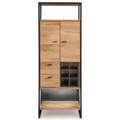 Wohnen Vitrinen<Industrial Schrank aus Wildeiche Massivholz - Manarola