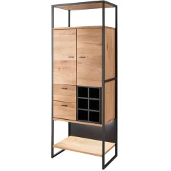 Wohnen Vitrinen<Industrial Schrank aus Wildeiche Massivholz - Manarola