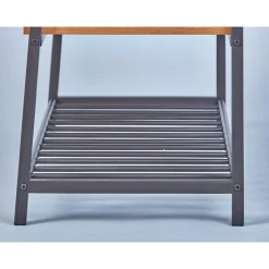Wohnen Sitzbank<Industrial Schuhbank in Wildeiche Optik - Vedrico