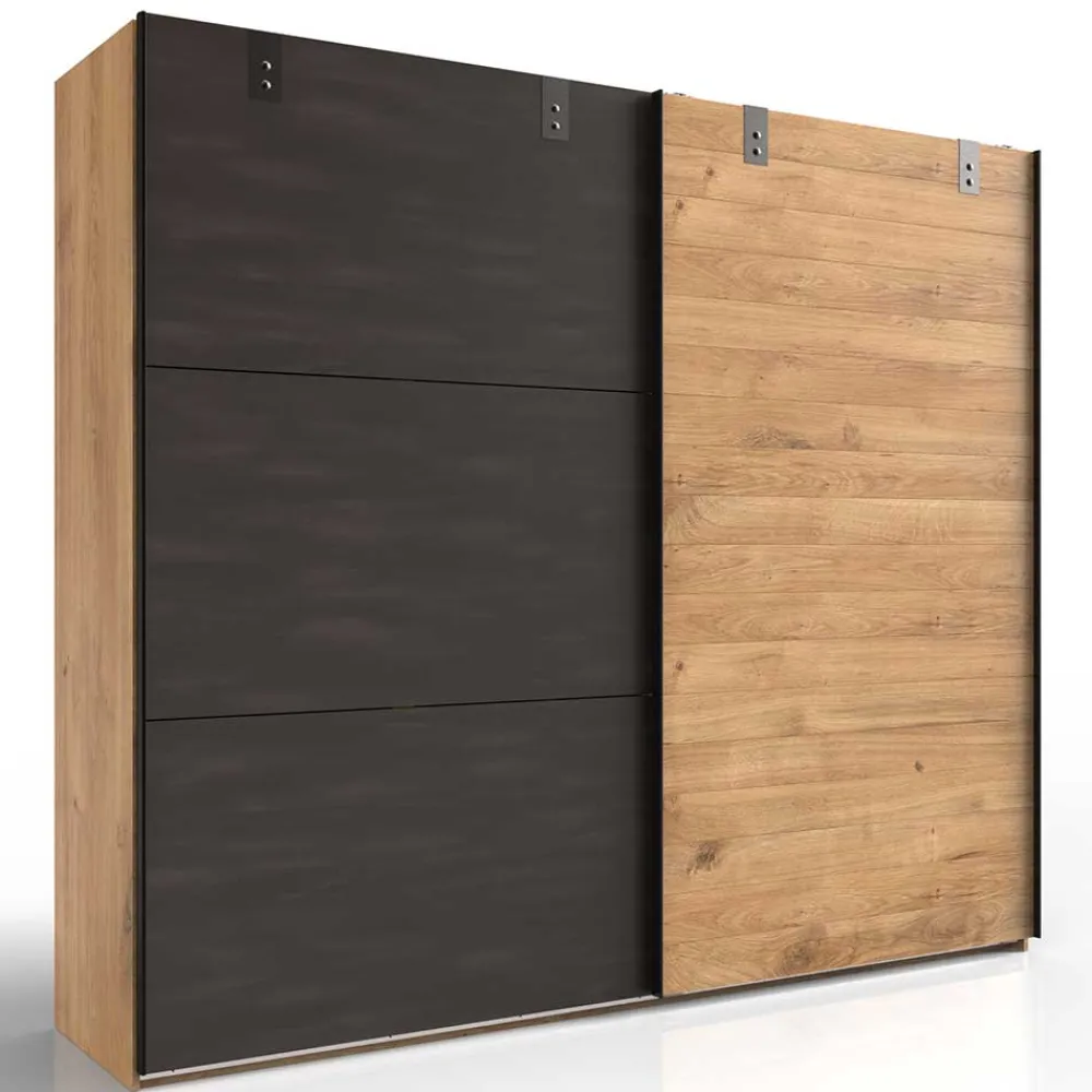 Wohnen Kleiderschränke|Schränke<Industrial Schwebetürenschrank 2-türig - Bram