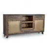 Wohnen Sideboards<Industrial Sideboard aus Altholz und Metall - Stock