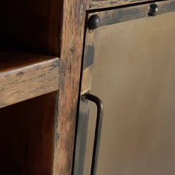 Wohnen Sideboards<Industrial Sideboard aus Altholz und Metall - Stock