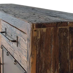 Wohnen Sideboards<Industrial Sideboard aus Altholz und Metall - Stock