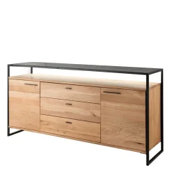 Wohnen Sideboards<Industrial Sideboard aus Wildeiche Massivholz - Manarola