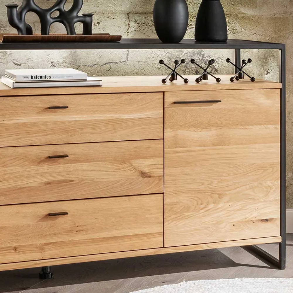 Wohnen Sideboards<Industrial Sideboard aus Wildeiche Massivholz - Manarola