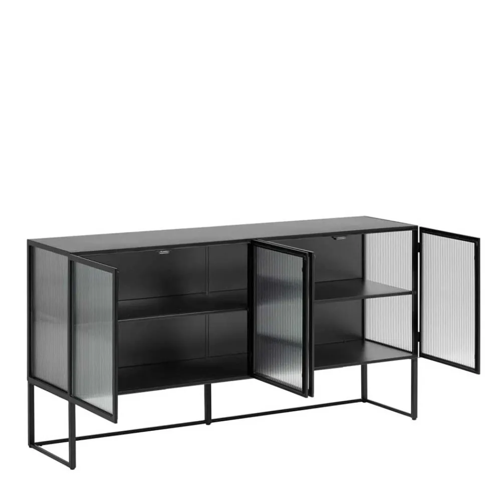 Wohnen Sideboards<Industrial Sideboard aus Glas - Folio