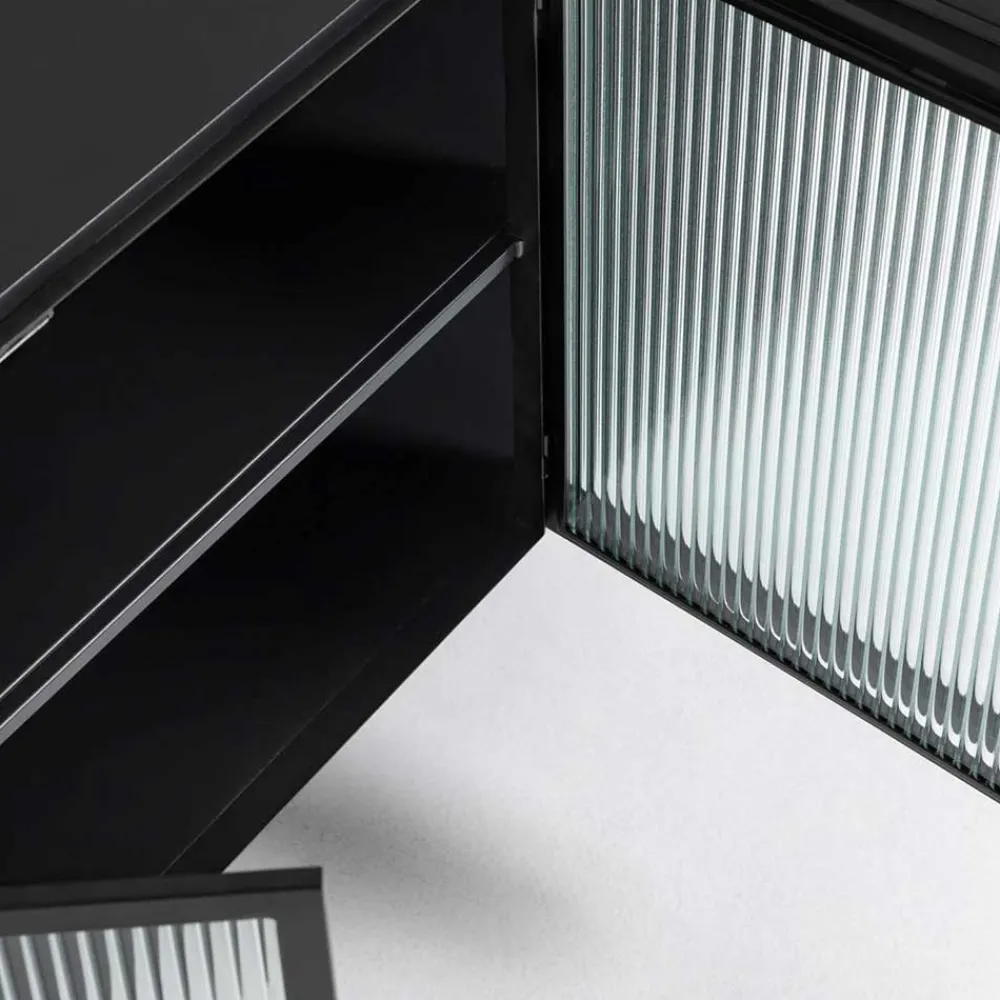 Wohnen Sideboards<Industrial Sideboard aus Glas - Folio