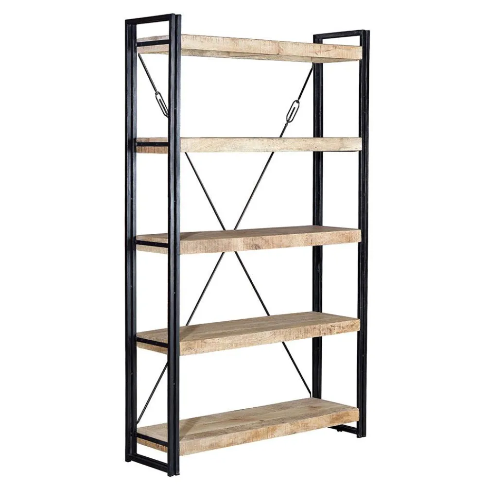 Wohnen Regale<Industrial Style Standregal aus Mangoholz - Traudarian