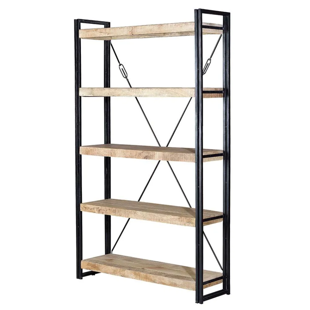 Wohnen Regale<Industrial Style Standregal aus Mangoholz - Traudarian