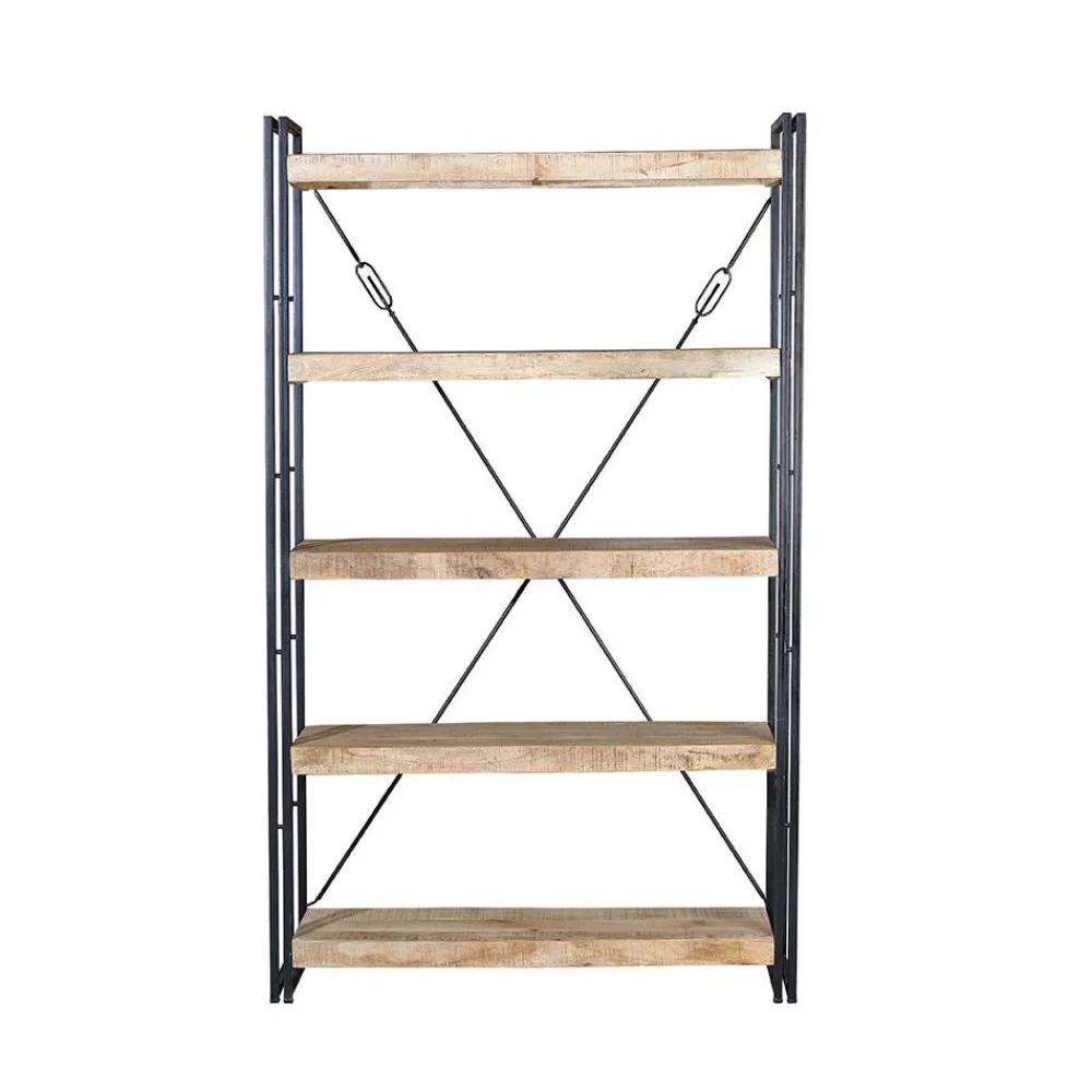 Wohnen Regale<Industrial Style Standregal aus Mangoholz - Traudarian