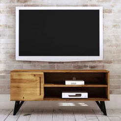 Wohnen Tv & Hifi-Möbel<Industrial TV Board aus Wildeiche & Stahl - Mandirov