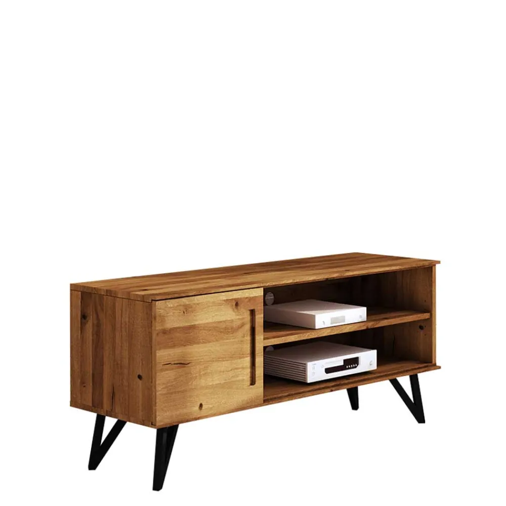 Wohnen Tv & Hifi-Möbel<Industrial TV Board aus Wildeiche & Stahl - Mandirov