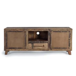 Wohnen Tv & Hifi-Möbel|Lowboards<Industrial TV Kommode aus Altholz und Metall - Stock