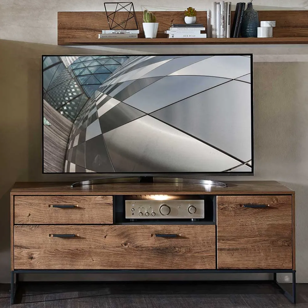 Wohnen Tv & Hifi-Möbel|Lowboards<Industrial Unterschrank für TV-Gerät 156x62x48 - Xindus