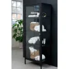 Wohnen Vitrinen<Industrial Vitrine aus Metall in Schwarz - Sitra