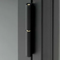 Wohnen Vitrinen<Industrial Vitrine aus Metall in Schwarz - Sitra
