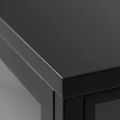 Wohnen Vitrinen<Industrial Vitrine aus Metall in Schwarz - Sitra